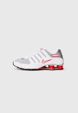 SHOX NZ - Zapatillas - white/metallic silver-coloured/sport red/cool gray/black