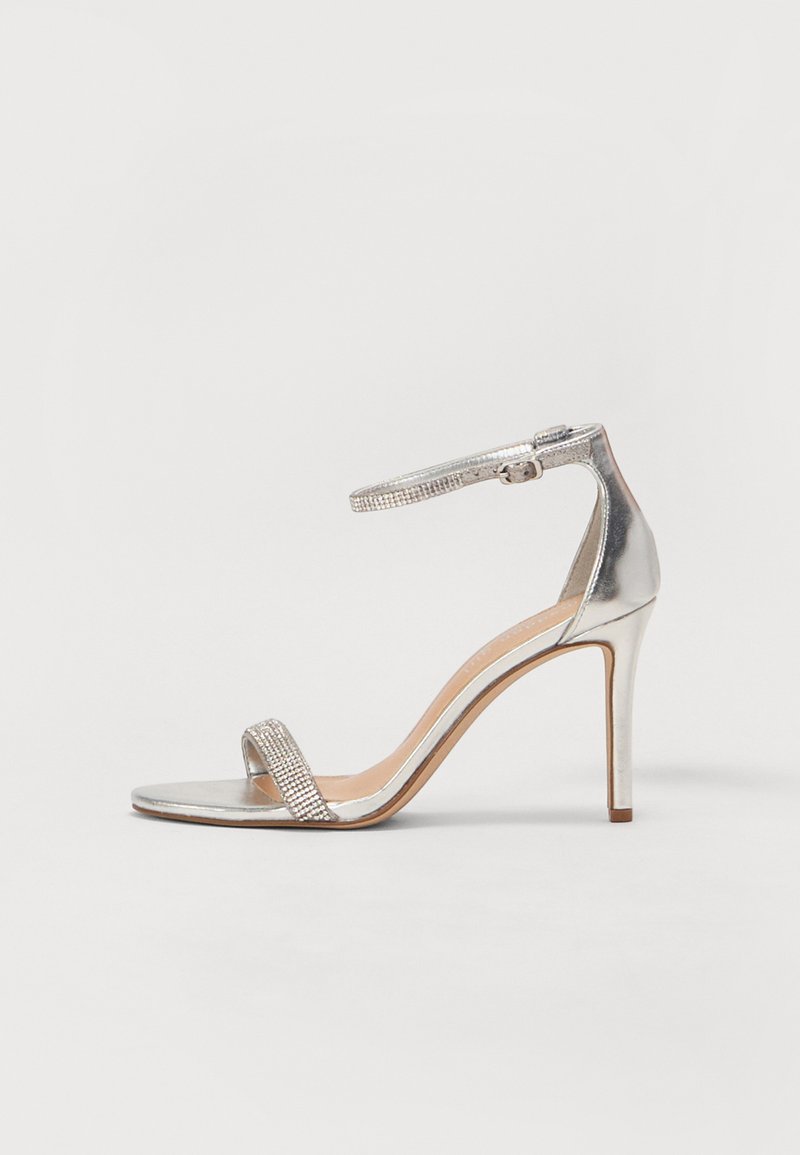 Madden Girl BRAZEN - Sandali z visoko peto - silver coloured