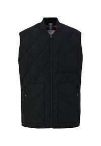 s.Oliver LICHTE BODYWARMER MET STIKNADEN - Weste - schwarz