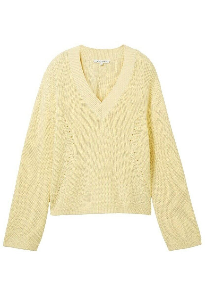 Tom Tailor Denim Trui lichtgeel Tom Tailor Denim Trui lichtgeel