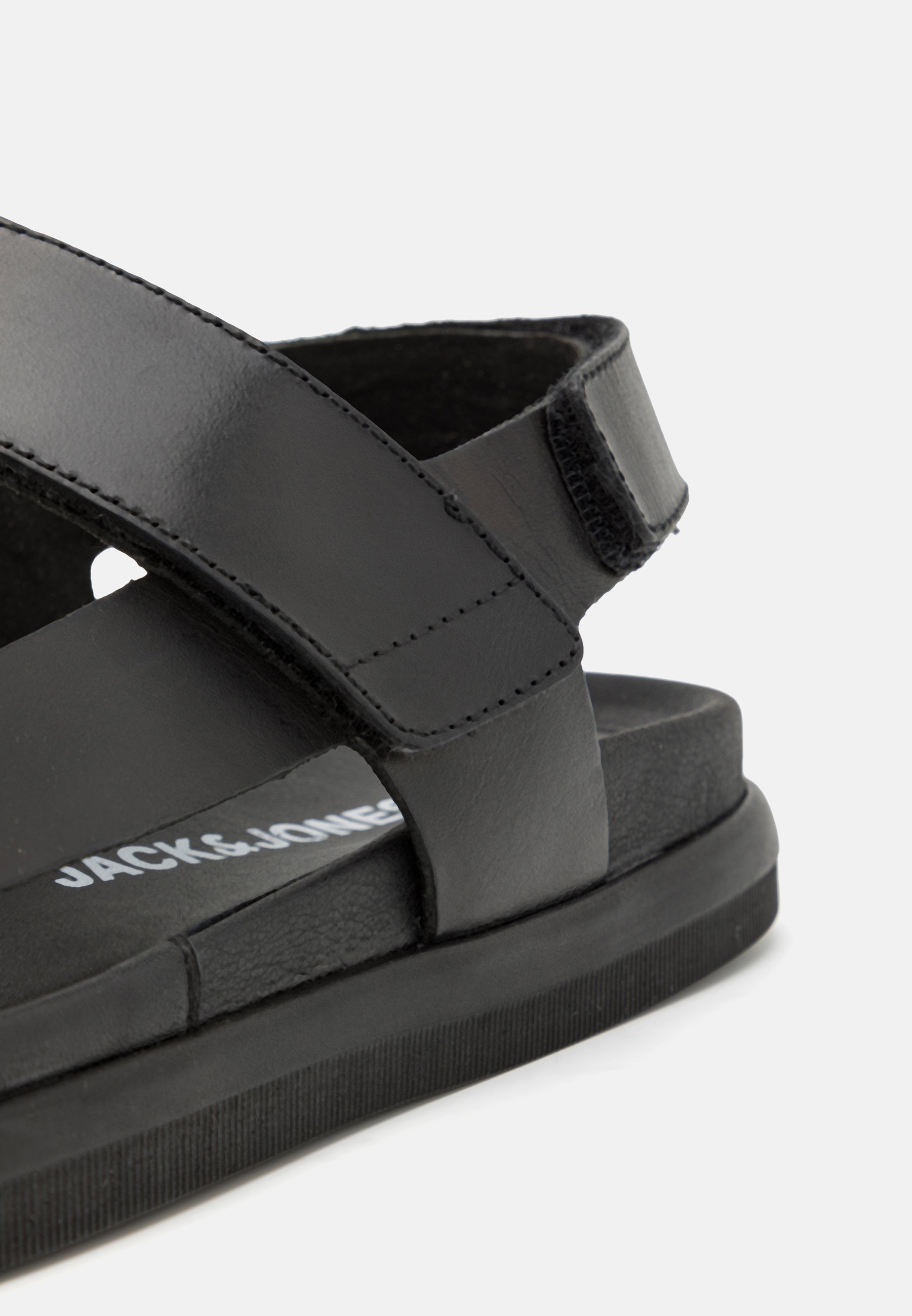 Jack & Jones JFWMILAN - Sandalai - anthracite/juoda - Zalando.lt