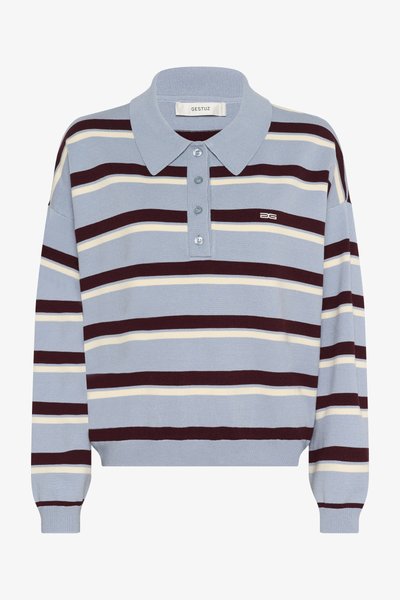 TAIA PULLOVER - Pullover - grey blue/aronia/egret