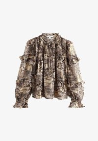 Wybrany, brown snake print