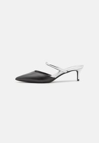 JESSA MULE KITTEN - Heeled mules - black/silver