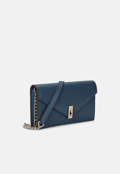 Polo Ralph Lauren POLO ID LEATHER CHAIN WALLET AND BAG - Torba čez telo - lake blue