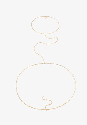Elli HEART BODY CHAIN FESTIVAL - Halskette - gold-coloured
