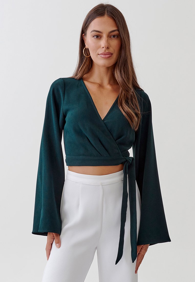 TUSSAH CAITLIN BLOUSE - Bluza - emerald