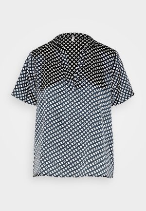 JDY JDYRHONDA V NECK - Μπλούζα - sky captain/cloud dancer