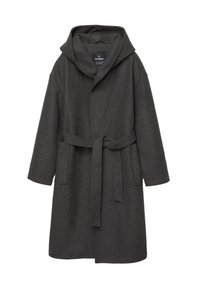 SOFT WITH HOOD - Klasičan kaput - dark grey