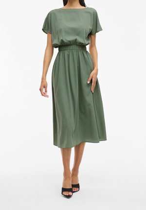 Day dress - mottled green