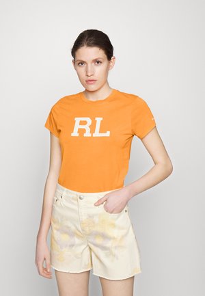 RL COTTON JERSEY TEE - T-shirt imprimé - thai orange