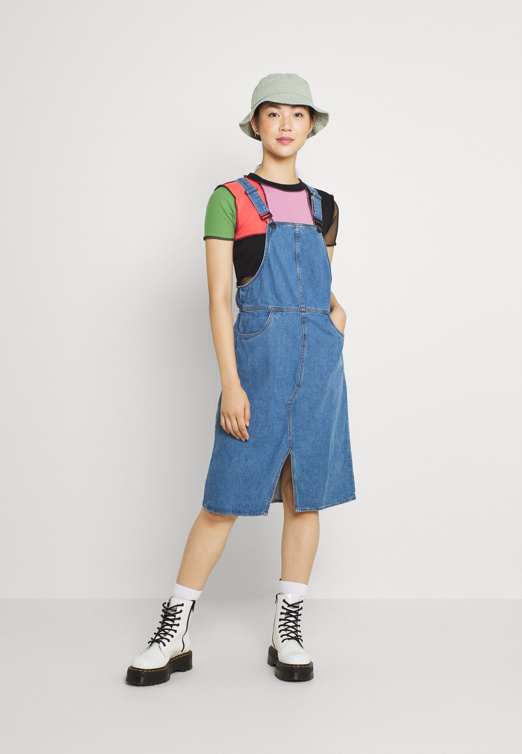 Noisy May NMDIANNA DUNGAREE - Denim 
