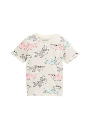 MIT ALLOVER - Print T-shirt - colorful shark design