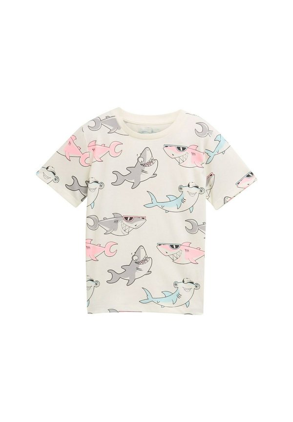 MIT ALLOVER - T-Shirt print - colorful shark design