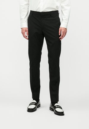 ITALIAN SLIM TROUSER - Pantaloni de costum - black