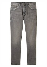 Unselected, used light stone grey denim