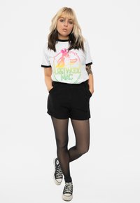 Paradiso Clothing FLEETWOOD PENGUIN RINGER - Print T-shirt - white
