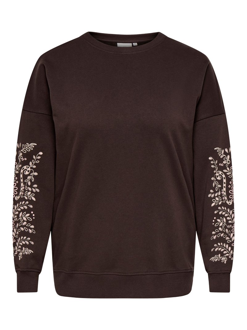 ONLY Carmakoma Sweats CARALEXA Sweat - Sweatshirt - chocolate plum ...