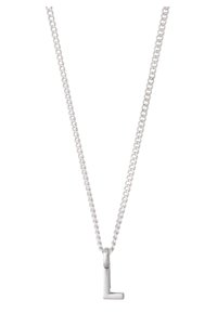 Pilgrim CHARM NECKLACE WITH L PENDANT UNISEX - Halskæder - silver-coloured