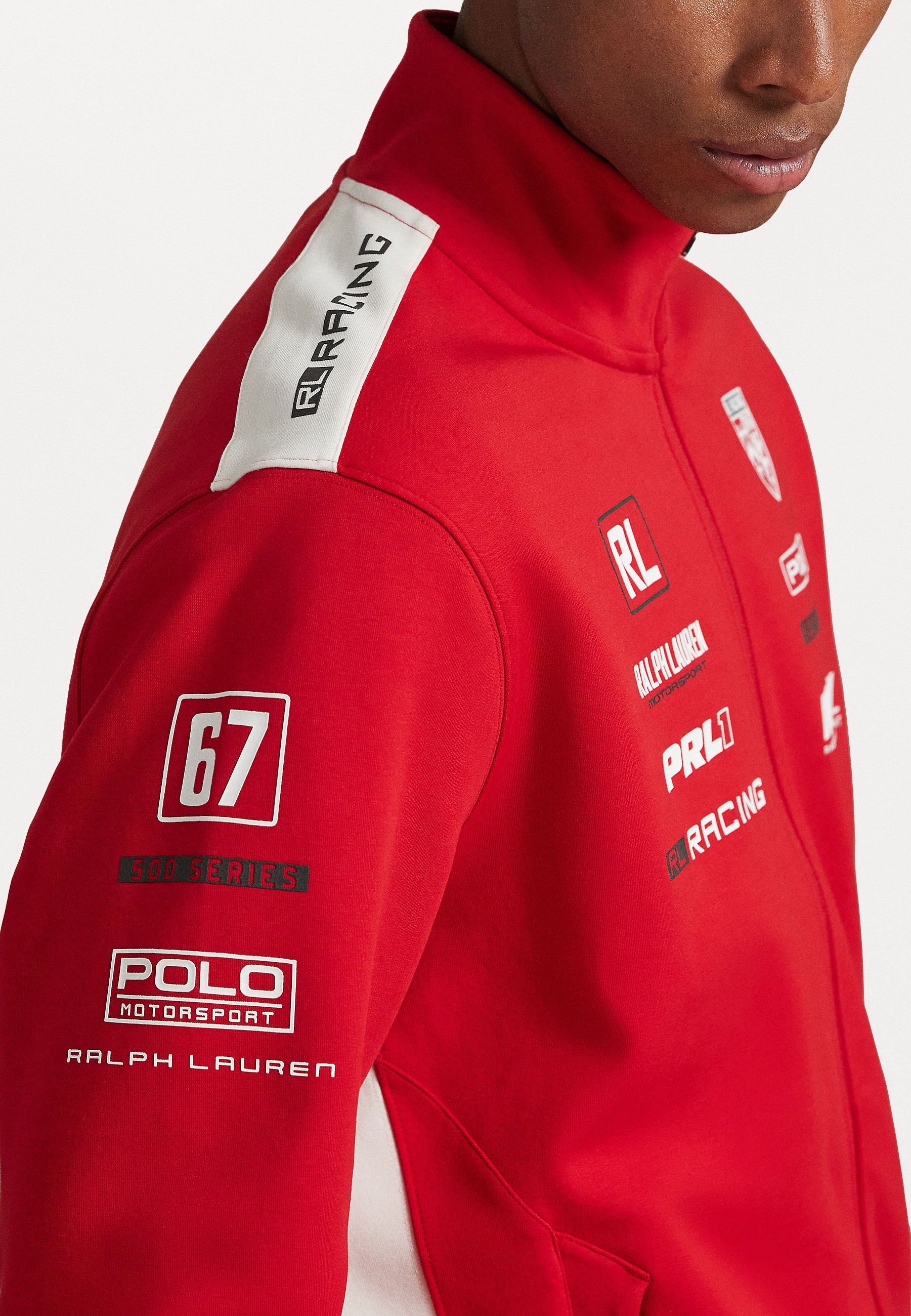 Polo Ralph Lauren STRETCH DOUBLE-KNIT GRAPHIC TRACK JACKET - Zip