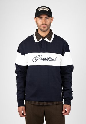 PROHIBITED, BACK IN THE DAYS POLO UNISEX - Maglietta a manica lunga - deep blue