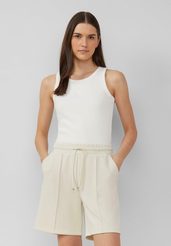 IM SLIM FIT MIT STICKEREI - Top - weiß