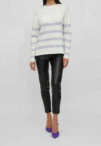 VILA Jersey de punto - light grey