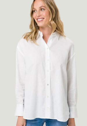 MIT KNOPFLEISTE - Koszula - offwhite