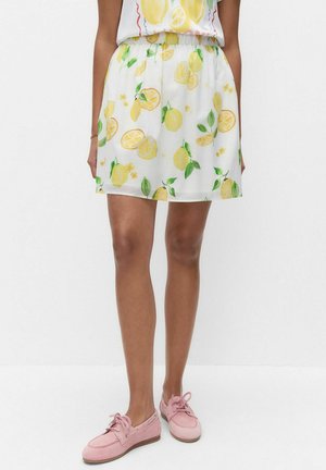Dobber, RUBY SKIRT - A-lijn rok - lemon print