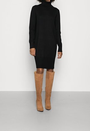 Gebreide jurk - black