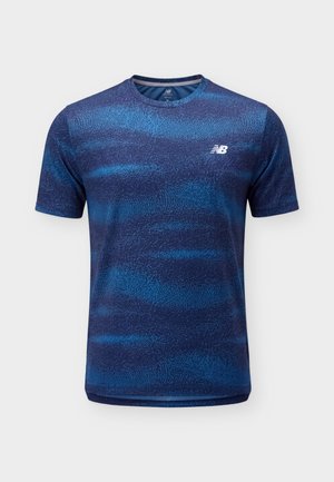 New Balance, ATHLETICS - Sports T-shirts - navy