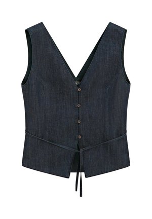 Massimo Dutti, 100% wool melange suit blazer - Vest - dark blue
