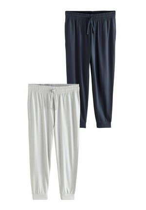 REGULAR FIT - CUFFED 2 PACK - Pyjamahousut/-shortsit - navy blue light grey