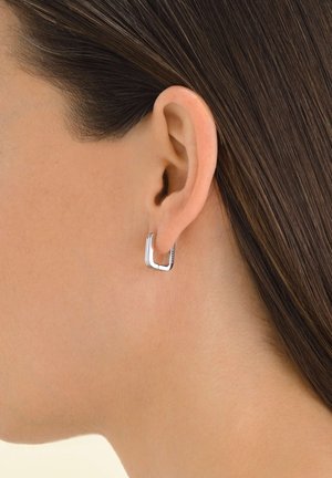 Rosefield BOXY HUGGIES - Boucles d'oreilles - silver-coloured
