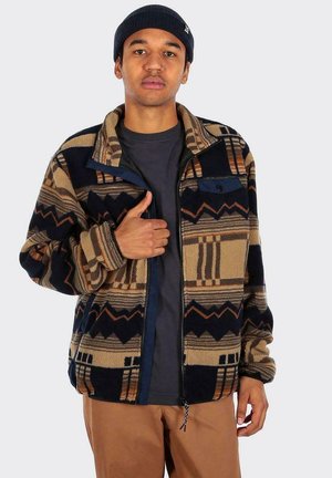 Iriedaily INSANEIA  - Lederjacke - khaki