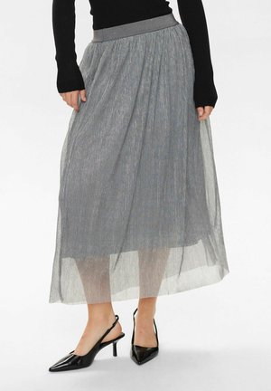 NUSEA SKIRT - Maxisukňa - silver