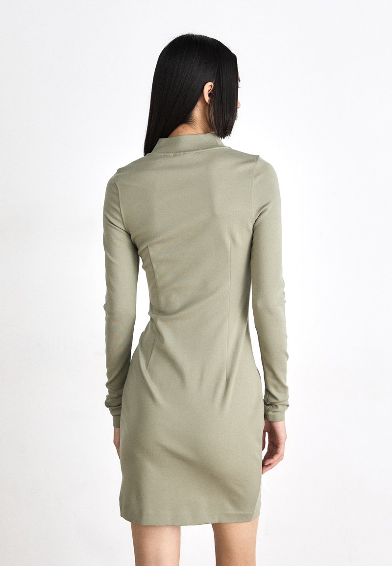 Calvin Klein Jeans LOGO MILANO DRESS - Shift dress - nordic dust/khaki -  Zalando.ie
