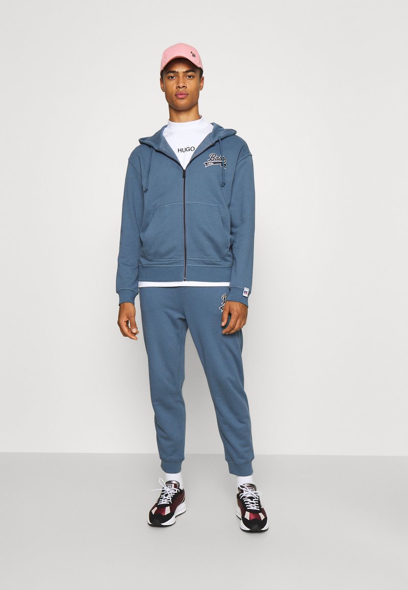 BOSS BOSS X RUSSELL ATHLETIC SANYO - Zip-up sweatshirt - bright blue/blue -  Zalando.ie