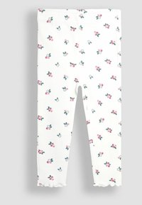 JoJo Maman Bébé BERRY FLORAL FRILL 2 PACK REGULAR FIT - Leggingek - Nadrágok - pink