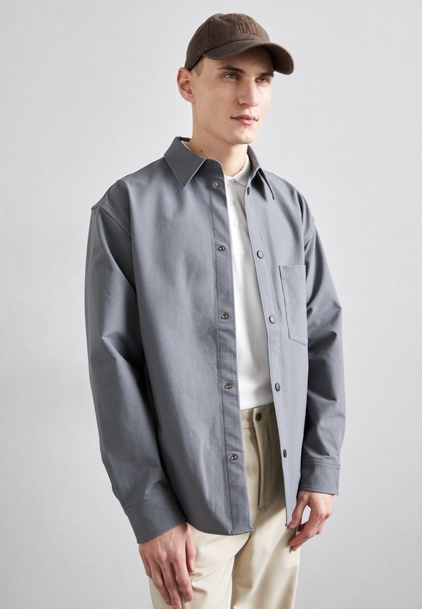 HOWARD TECH OVERSHIRT - Summer jacket - lava smoke3