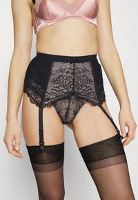 Pour Moi DARK ROMANCE DEEP SUSPENDER - Suspensórios - black/pink