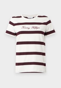 Επιλέχθηκε, ecru/deep burgundy