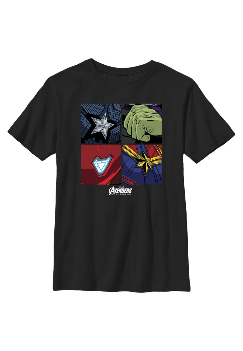 Marvel AVENGERS HERO EMBLEMS - T-shirt z nadrukiem