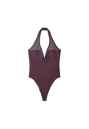 Stradivarius, MESH HALTER BODYSUIT - Débardeur - purple