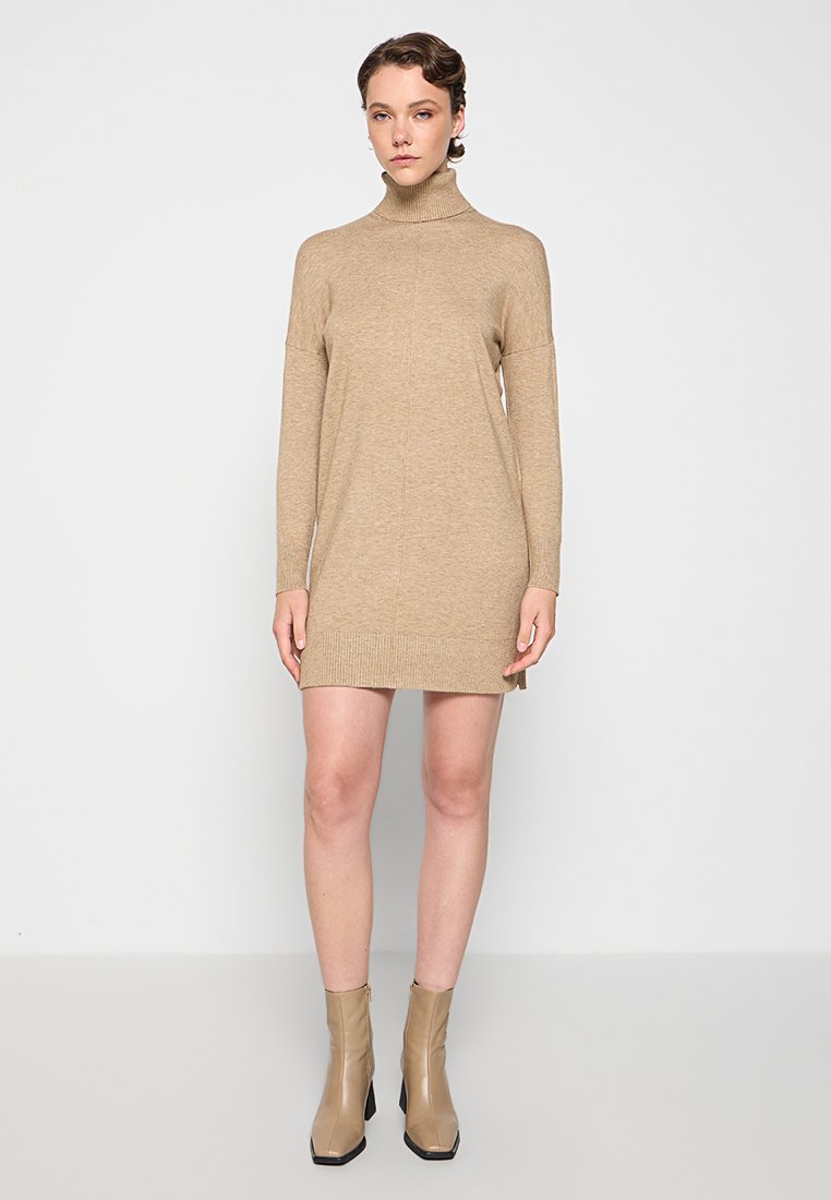 French Connection Gebreide jurk bruin French Connection Gebreide jurk bruin