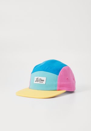 BLOCK RETRO UNISEX - Nokkmüts - blue/green/pink