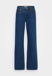 ONLCOBAIN LEG  - Széles szárú - dark blue denim