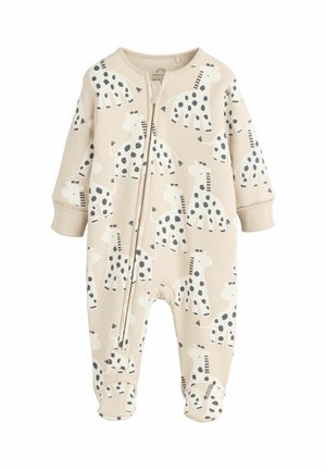 REGULAR FIT - Dupačky na spaní - ecru giraffe