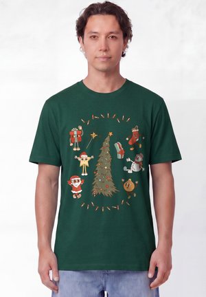 watapparel, CHRISTMAS 2024 UNISEX - T-shirt print - glazed green