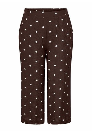 ONLY Carmakoma, CULOTTE TROUSERS CARCARRIE CROPPED FIT CULOTTE TROUSERS - Short - coffee bean